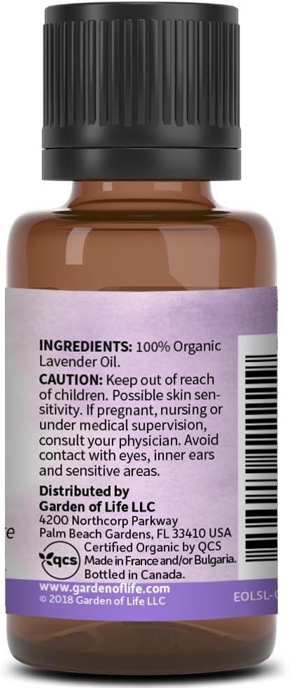 Garden of Life Essential Oil, Lavender0.5 fl oz, 100% USDA Organic&Pure - Image 5