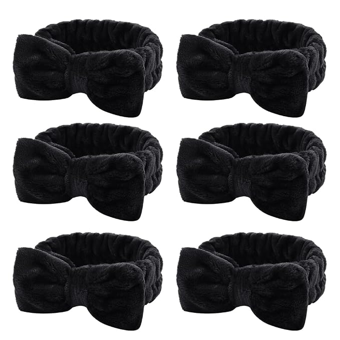 WHAVEL 6 Pack Spa Headbands by Whavel
