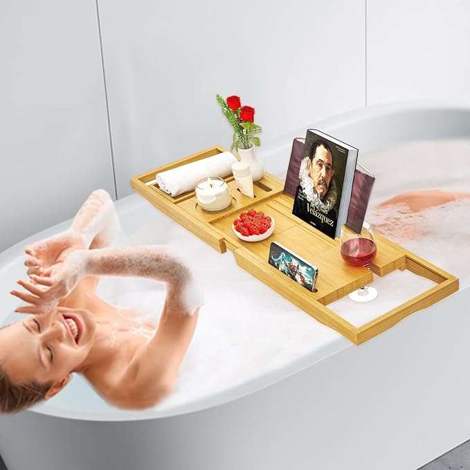 Premium Bathtub Tray Caddy - Image 6