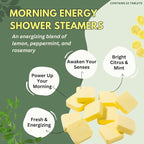Morning Energy Shower Steamers Aromatherapy 10 Pack - Image 2