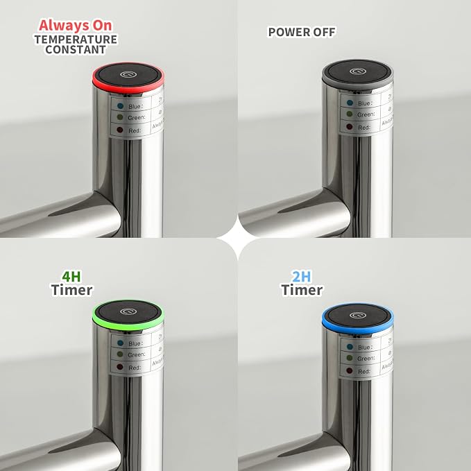Freestanding Towel Warmer 6 Bars Plug-in Option 3 Working Modes - Image 3