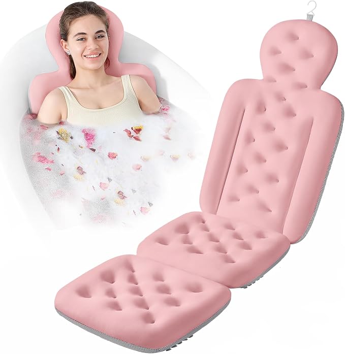 Luxury Bath Cushion, Full Body Bathtub Pillow by VEILS