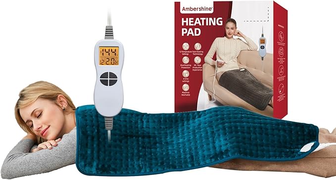 Ambershine 17''x33'' XXXL King Size Heating Pad by Ambershine