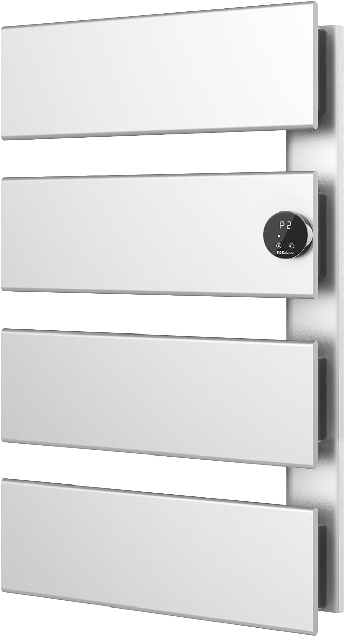 K&KALONZO Electric Towel Warmer, 18.35" W x 31" H Wall-Mounted Towel Heater by KKALONZO
