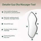 2Pcs gua sha facial tools stainless steel guasha set - Image 5