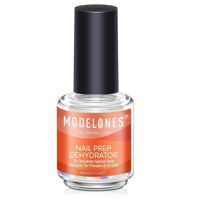 modelones Nail Dehydrator, 15 ml Acid Free Nail Prep Dehydrator by MODELONES