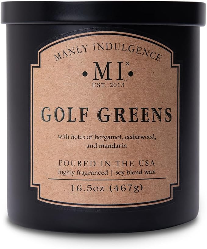 Manly Indulgence Golf Greens Scented Candles by ManlyIndulgence