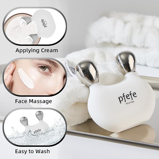 Stainless Steel Bunny Gua Sha & Face Roller, Cryo Rabbit Massager - Image 4