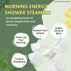Morning Energy Shower Steamers Aromatherapy 10 Pack - Image 2