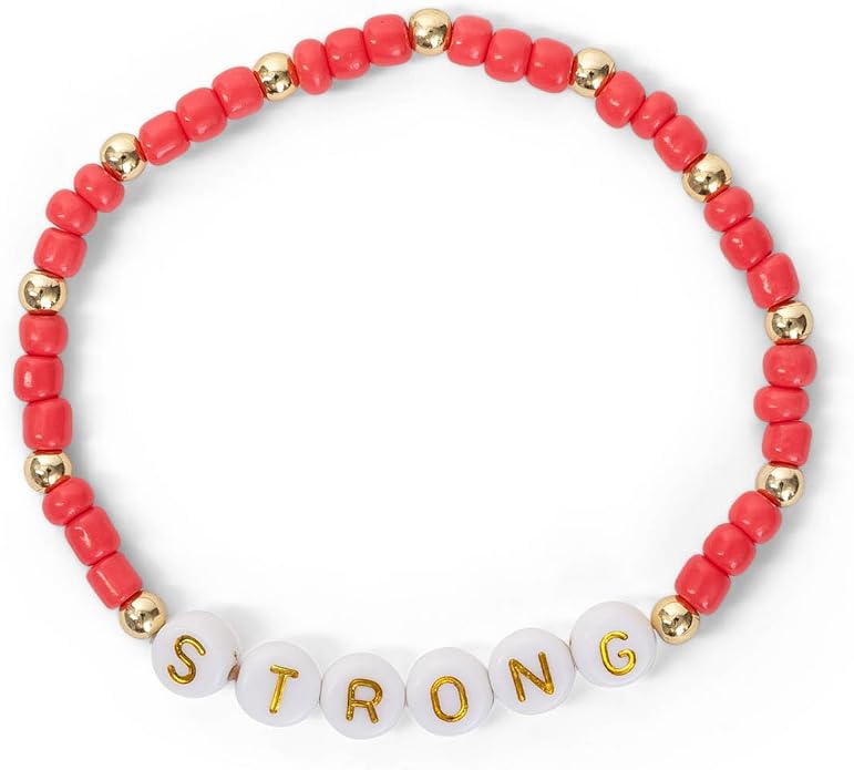 CAIT + CO "Strong Bath Bomb & Friendship Bracelet Gift Set Coconut Milk Scented - Image 3