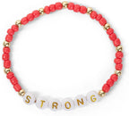 CAIT + CO "Strong Bath Bomb & Friendship Bracelet Gift Set Coconut Milk Scented - Image 3