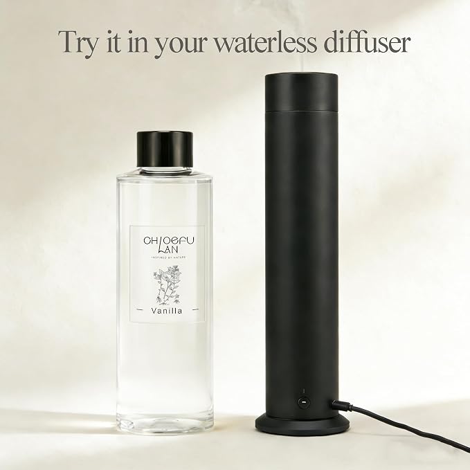 Chloefu LAN Vanilla Scented Oil Reéd Diffuser Refill 200ml/6.76 fl oz Natural - Image 2