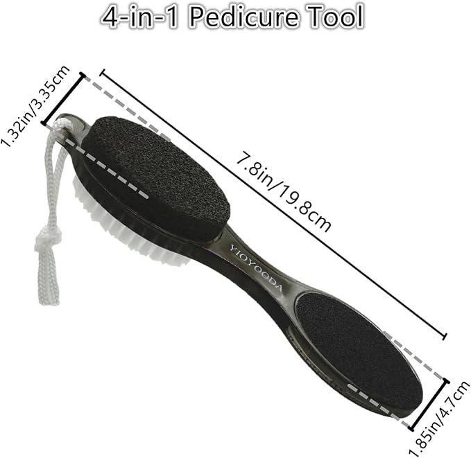 Foot File Callus Remover 4-in-1, Feet Scraper Pedicure Tools - Image 5