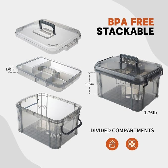 HEY FOLY 15qt Medicine Organizer Storage Box - Image 2
