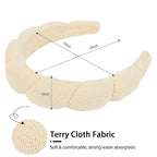 WHAVEL 3 Pack Spa Headband for Skincare, Face Washing - Image 6