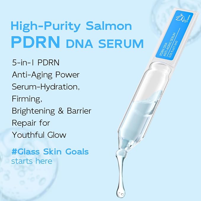 Salmon DNA PDRN Anti-Aging Serum, 5000ppm Salmon Egg DNA Ampoule, 2000ppm - Image 2