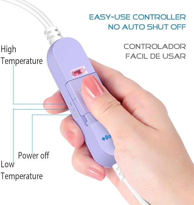 Boncare® Stay-On Small Vinyl Electric Heating Pad - Image 3