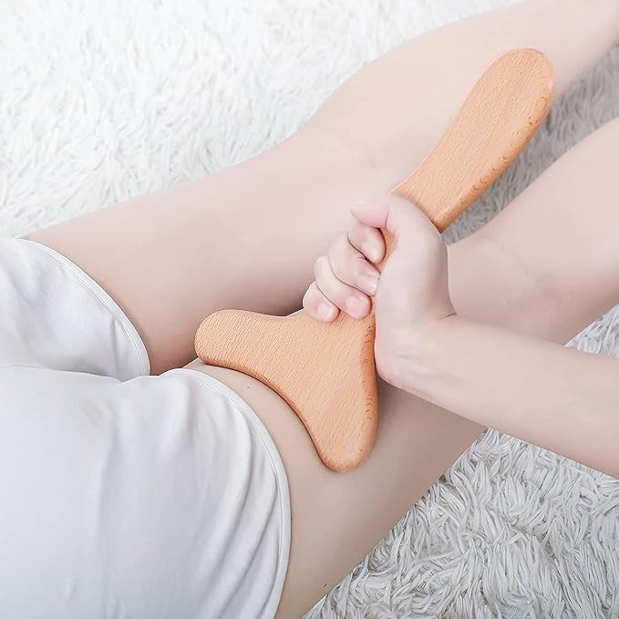 Komogir Wood Therapy Massage Tool Wooden Lymphatic Drainage Massager Body - Image 4