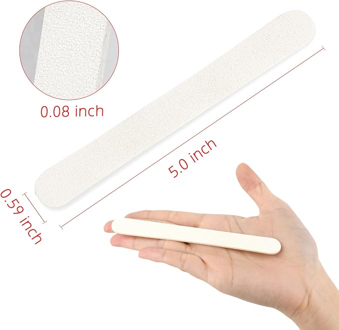 Professional Nail Files Double Sided Emery Board 80/100 Grit - Image 2