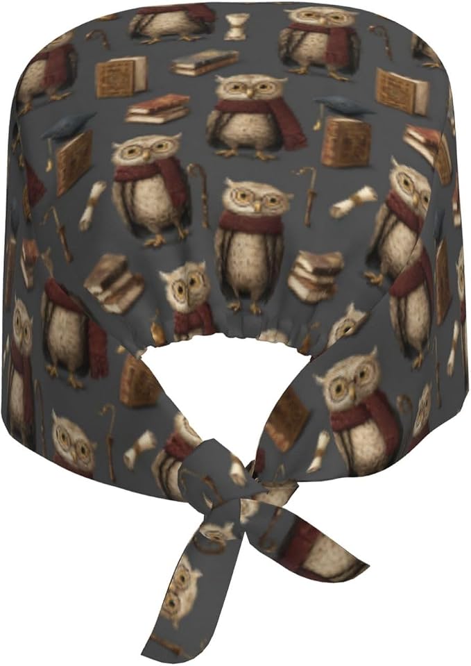 Alligator Ice Cream Working Cap, Scrub Cap - Image 2