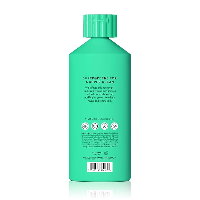 Billie Detox Purifying Womens Body Wash, 18 fl oz, Juicy Green Botanical Scent - Image 6