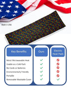 Microwavable Corn Filled Heating Pad and Cold Pack/Washable 100% Cotton Cover - Image 6
