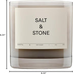 Salt & Stone Scented Candle for Women & Men | Coconut & Soy Blend Wax | - Image 5