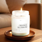 Orange Blossom Candles for Home Scented, Natural Soy Wax Aromatherapy Non Toxic - Image 5