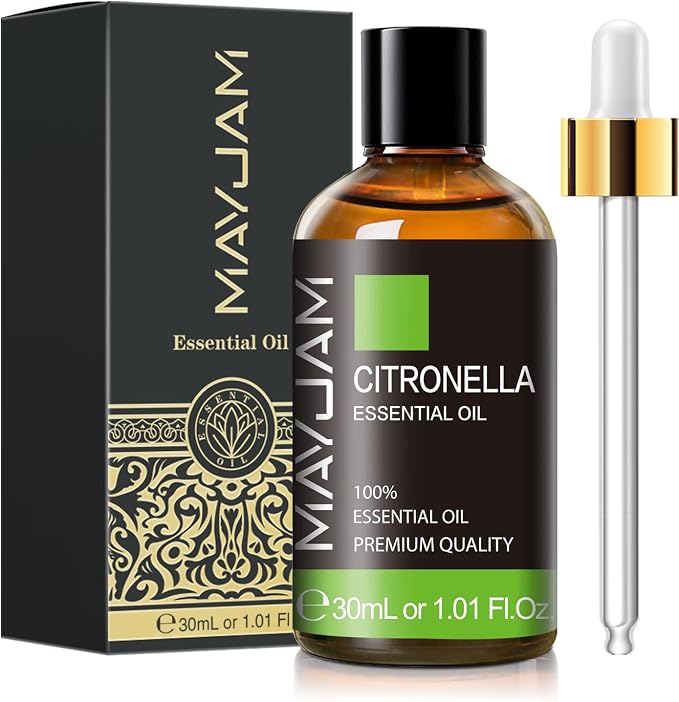 Citronella Essential Oil, MAYJAM 1.01FL.OZ Premium Citronella Oils - Image 2