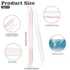Glass Cuticle Pusher Set of 2 Manicure Sticks - Image 3