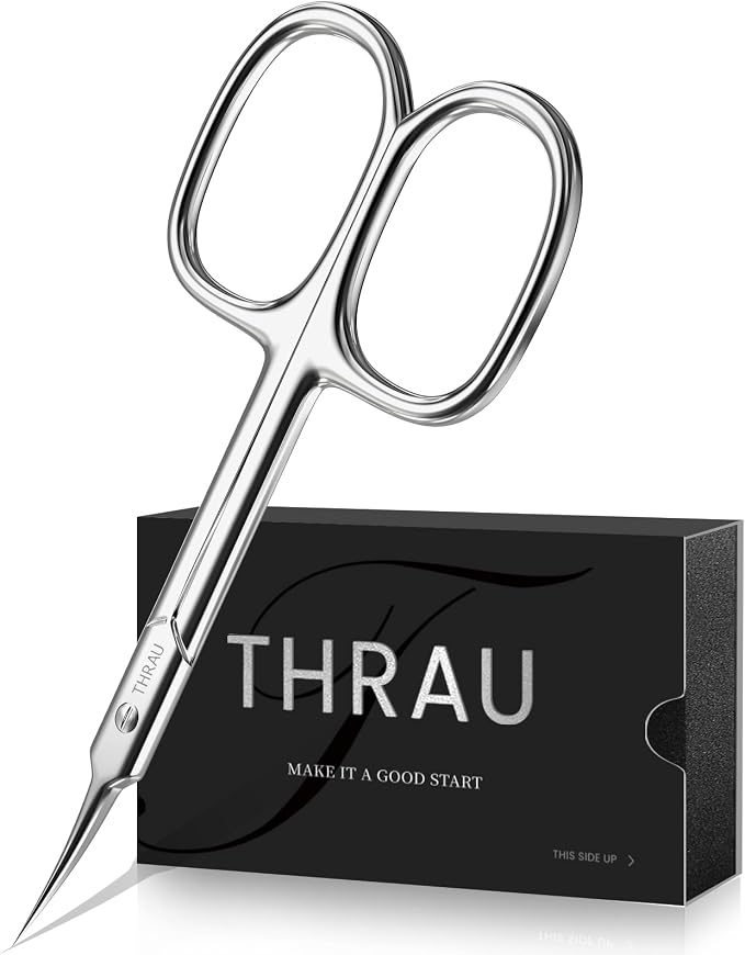 THRAU Cuticle Scissors Extra Fine - Image 8