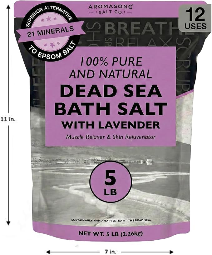 Aromasong Pure Dead Sea Salt for Soaking - Image 7