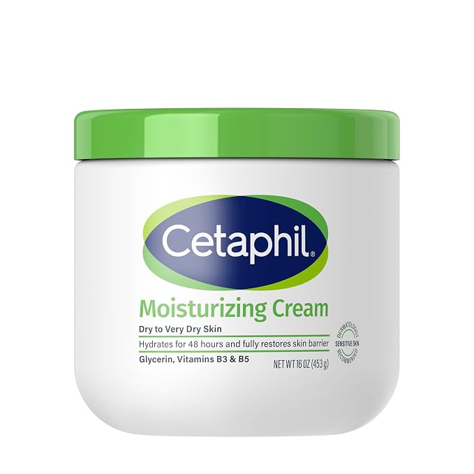Cetaphil Face & Body Moisturizer, Hydrating Moisturizing Cream by Cetaphil