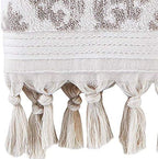 SKL Home Mirage Fringe 100% Turkish Cotton Hand Towel, 16x26 in - Image 7