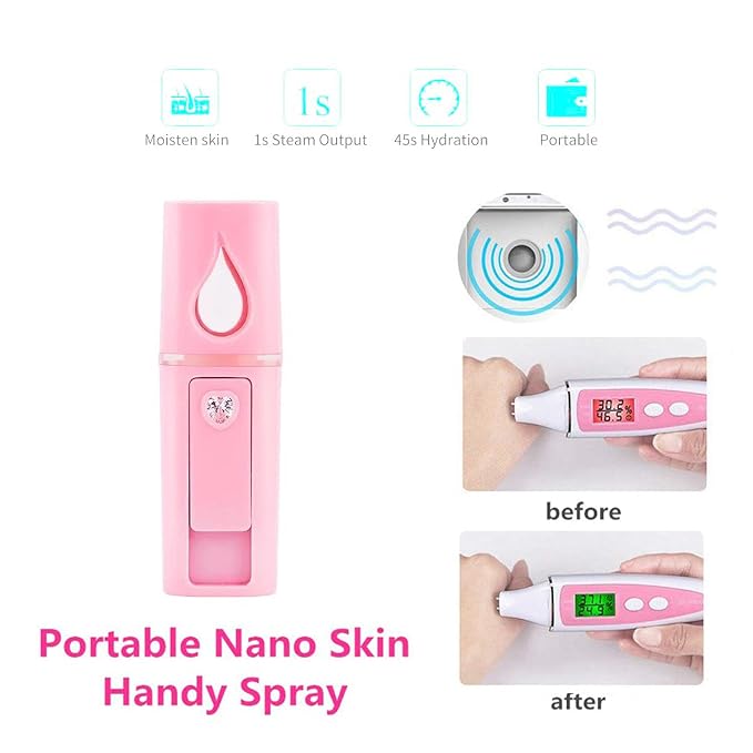 Nano Facial Steamer Mist Spray Eyelash Extensions Cleaning Pores Water SPA - Image 6