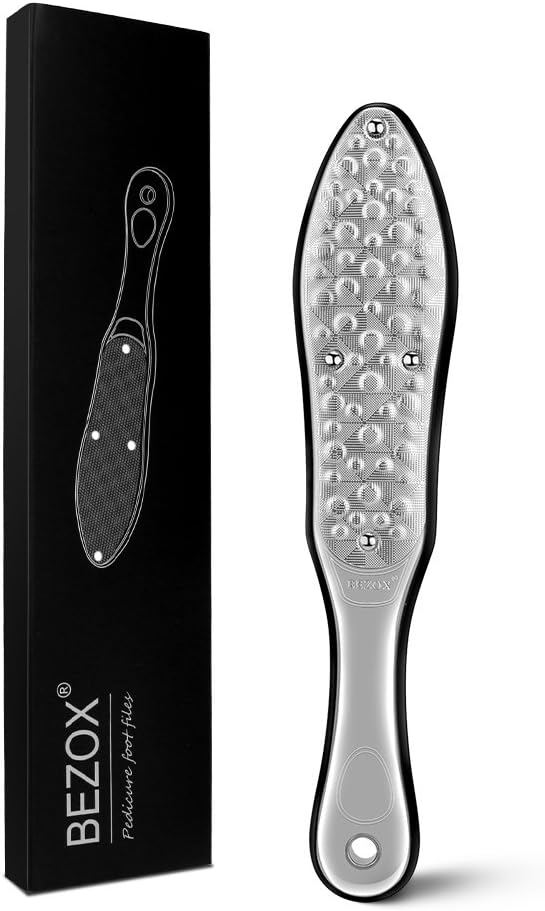 BEZOX Professional Foot File Callus Remover, Double Sided Pedicure Rasp by BEZOX