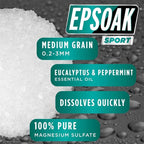 Epsoak Sport Epsom Salt 5 lb. Magnesium Sulfate USP. Resealable Epsom Salt Bag - Image 2