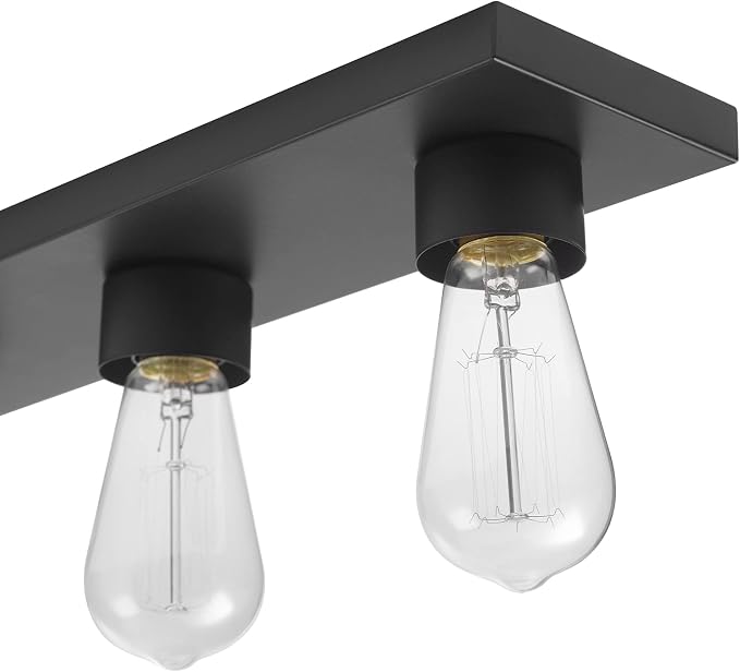 Globe Electric 5-Light Vanity Light, Matte Black, Modern Glam, Bathroom Fixture - Image 7