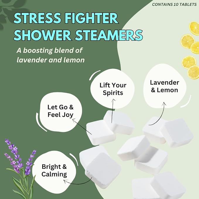 Stress Fighter Shower Steamers Aromatherapy - Image 2