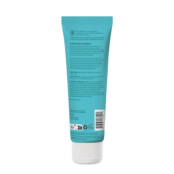 ATTITUDE Body Lotion, EWG Verified, Vegan & Cruelty-Free, Hydrating Moisturizer - Image 7