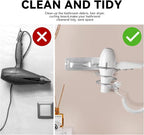 YUET Hair Dryer Holder Hairdryer Station Wall Mounted Shelf Bracket - Image 7