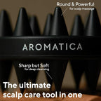 AROMATICA Dual-Sided Scalp Care Shampoo Brush - Image 4