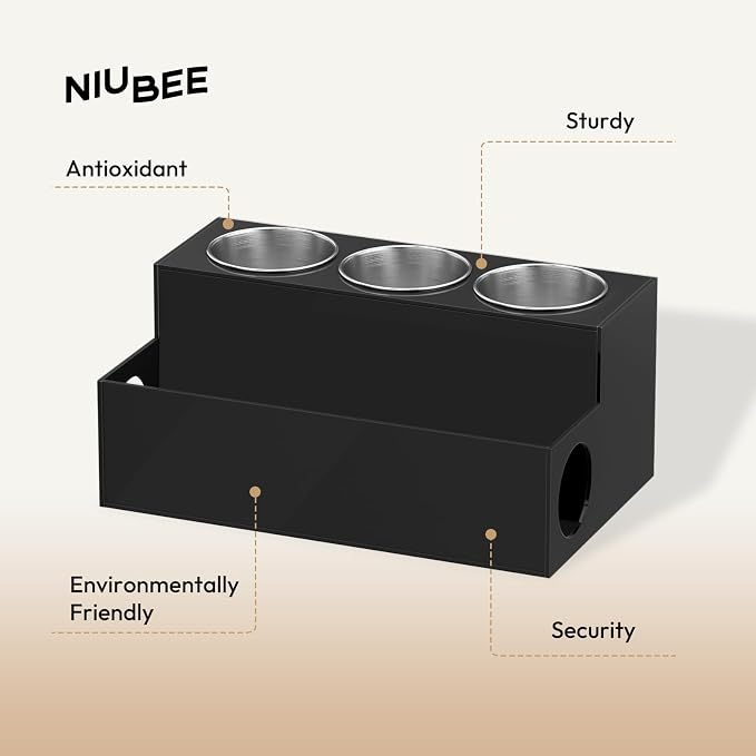 NIUBEE Hair Tool Organizer, Bathroom Countertop Blow Dryer Holder, Vanity Caddy - Image 8