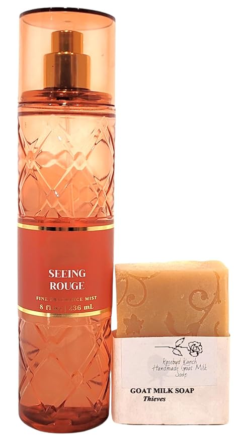 Bath and Body Seeing Rouge Fine Fragrance Mist Full Size Gift Set by Unknown