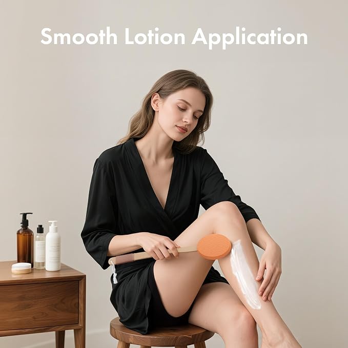 AmazerBath Lotion Applicator for Back, 4 Replaceable Pads - Image 7