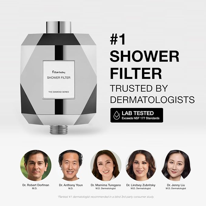 Filterbaby Diamond Shower Filter, IAPMO Certified to NSF177 Standard, Expert - Image 7