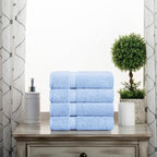 SUPERIOR Egyptian Cotton Pile Hand Towel Set of 4, Ultra Soft Luxury Towels - Image 7