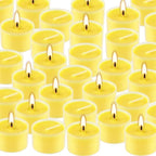 100 Pack Clear Tea Lights Candles Bulk, Summer Citronella Candle Outdoor and - Image 6