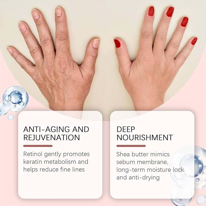 Retinol Hand Cream Anti Aging, Enriched - Image 2
