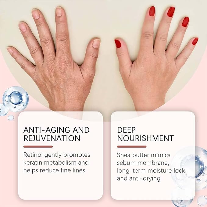 Retinol Hand Cream Anti Aging, Enriched - Image 2
